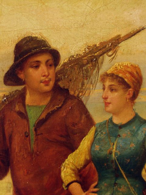 Denneulin, Jules - Return From Fishing (detail)